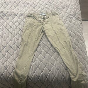 Bitten Grayish Green Casual Pants Vintage work career everyday teacher clothes